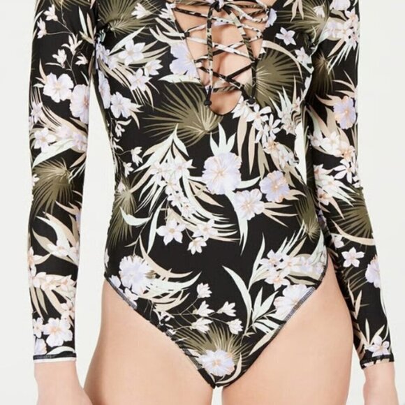 Volcom For Shore Bodysuit Bathing Suit Size Small New - Picture 1 of 9